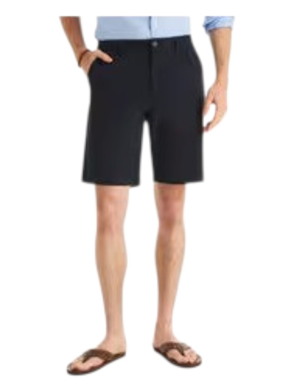Nautica NWT Deck Short Size 34 Navy Classic Fit Stretch 10" Inseam